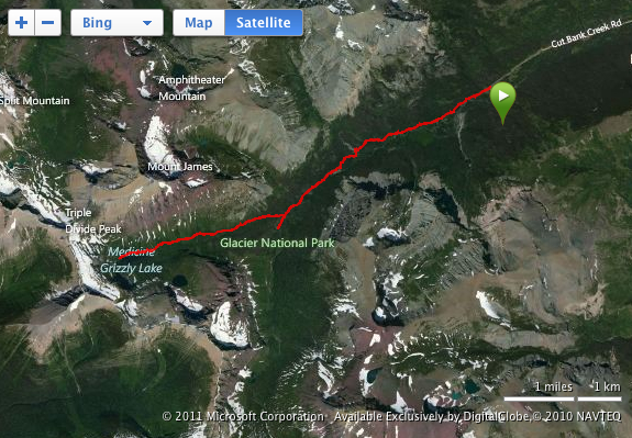 Medicine Grizzly Lake